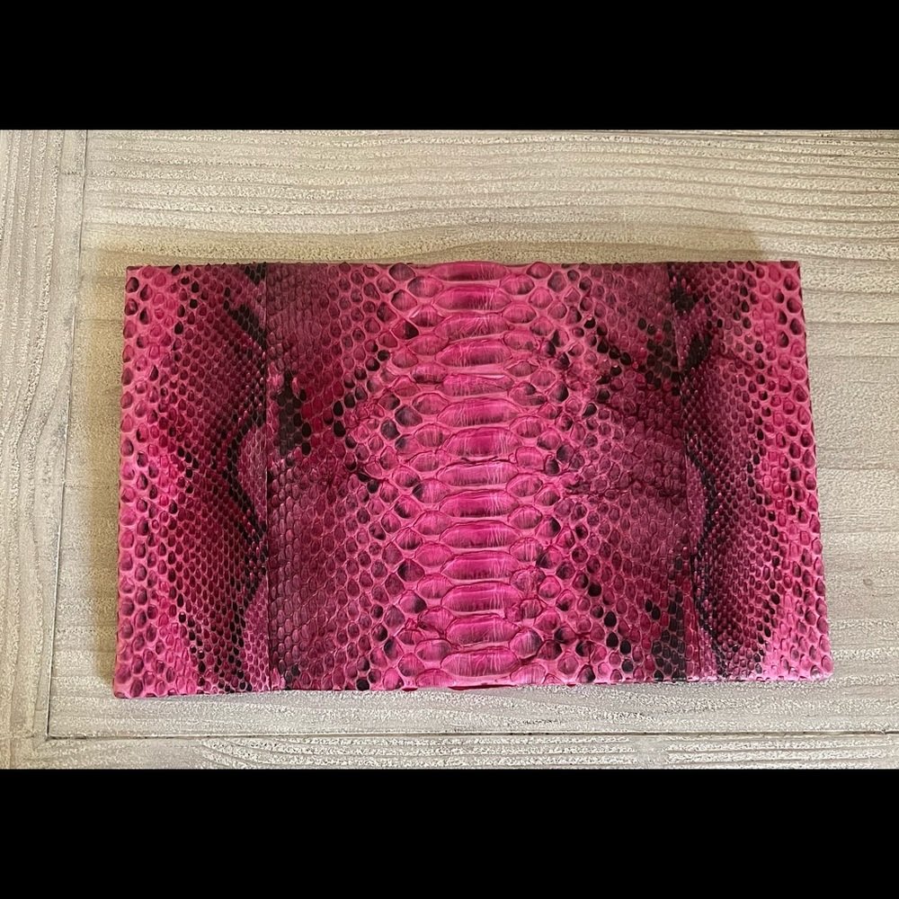 Pink Python Clutch - Picture 4 of 4